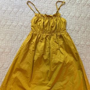 yellow urban outfitters mini dress (xs)